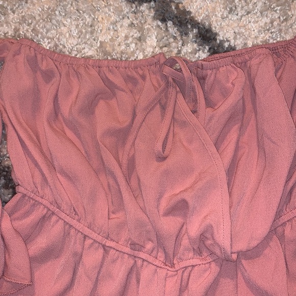 2 ROMPER BUNDLE/ Pink chiffon & black floral- NO FURTHER DEDUCTIONS - Picture 4 of 7